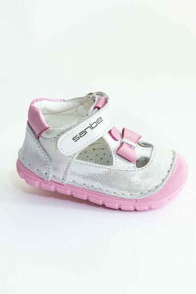 Sanbe Kız Bebek Deri İlkadım Ayakkabı