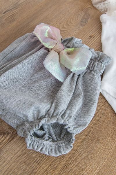 Kız Bebek Dantelli Çıt Çıtlı Body Bebek Takım Baby's Sets