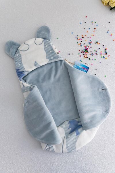 Ayıcık Figürlü Erkek Bebek Kundak