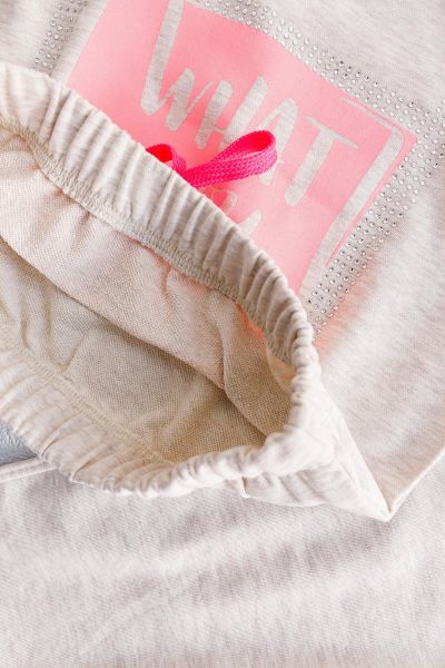 Kapüşonlu Kız Çocuk Eşofman Takımı