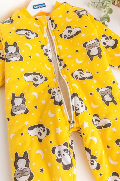 Panda Figürlü Bebek/Çocuk Uyku Tulumu