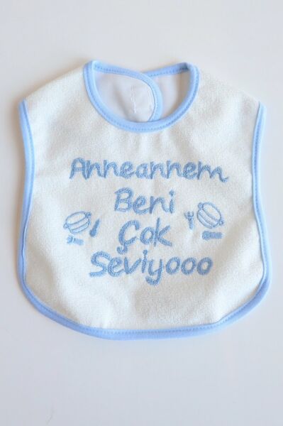 Bebek Önlüğü Anneannem Beni Seviyo Yazılı