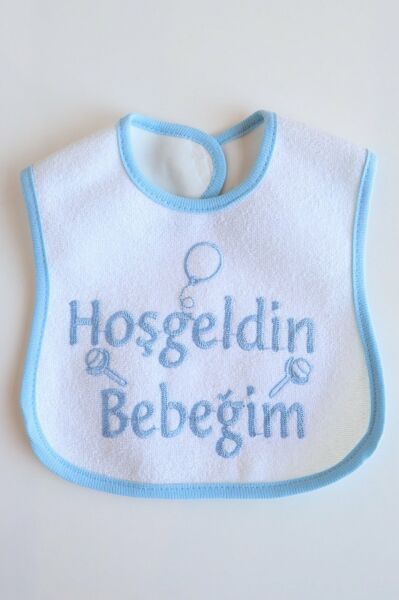 Bebek Önlüğü Hoşgeldin Bebeğim Yazılı