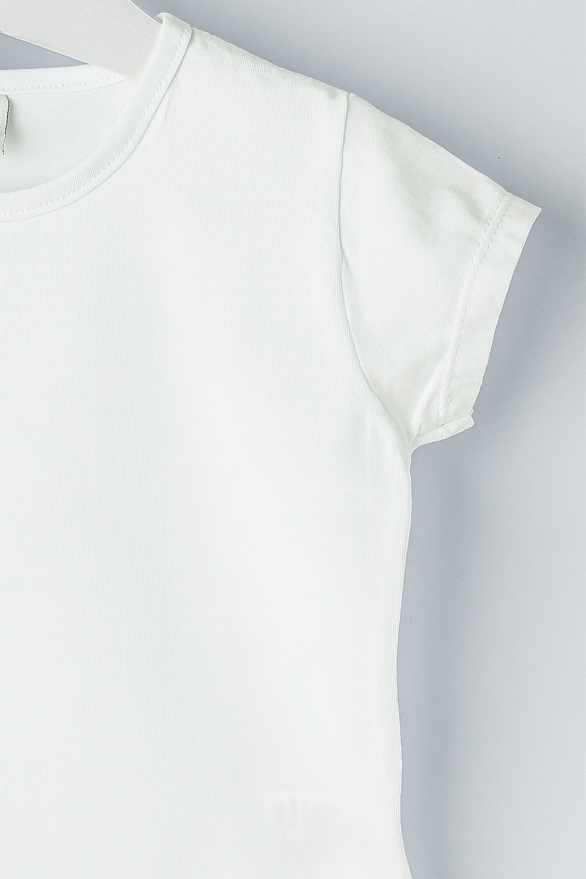 Kısa Kollu Çocuk Body Düz Renk Çocuk Tişört