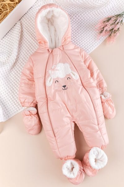 Peluş Astarlı Kız Erkek ebek Astronot Tulum