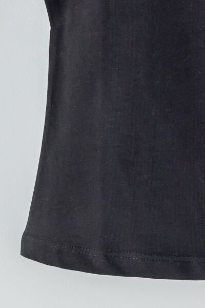 Kısa Kollu Çocuk Body Düz Renk Çocuk Tişört