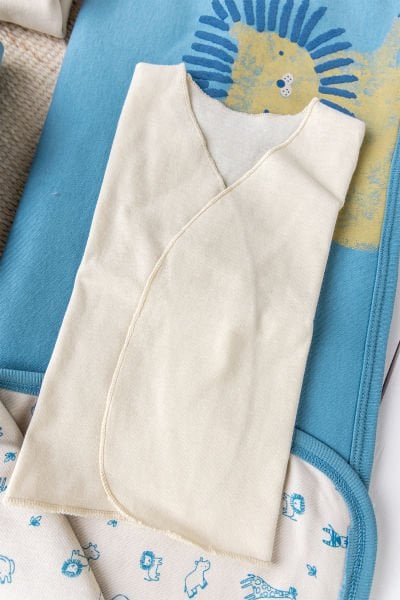 Aslan Temalı 100% Pamuk 10'lu Erkek Bebek Hastane Çıkışı Bebek Takımı Set