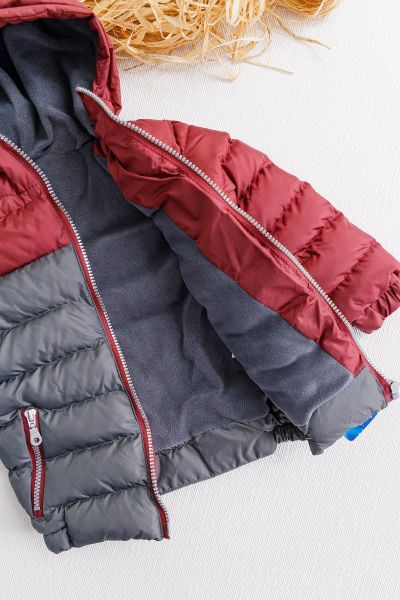 Erkek Çocuk Kapüşonlu Mont