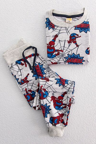Spiderman Erkek Çocuk Pijama Takımı