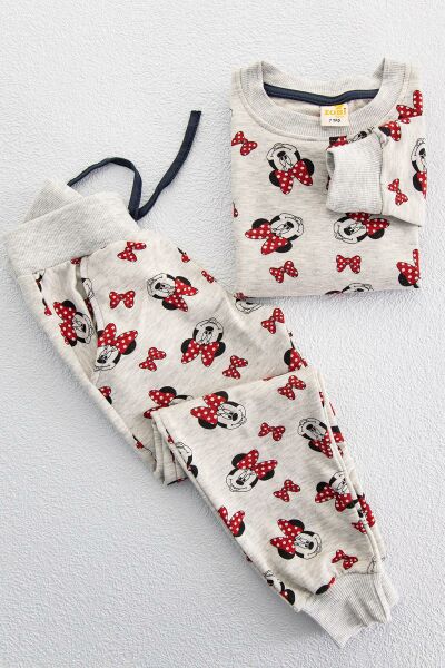 Minnie Mouse Kız Çocuk Pijama Takımı
