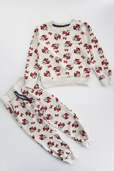 Minnie Mouse Kız Çocuk Pijama Takımı