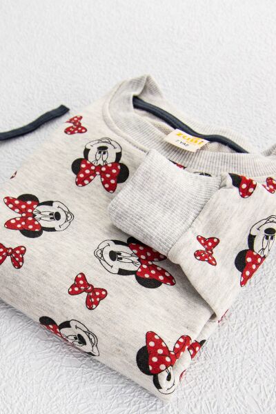 Minnie Mouse Kız Çocuk Pijama Takımı