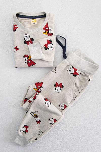 Kız Çocuk Minnie Mouse Pijama Takımı