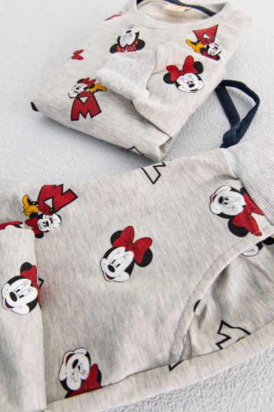 Kız Çocuk Minnie Mouse Pijama Takımı