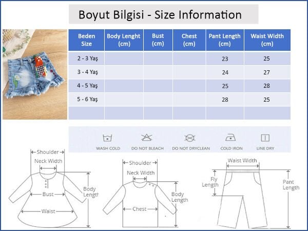 Püskül Detaylı Kız Çocuk Şort