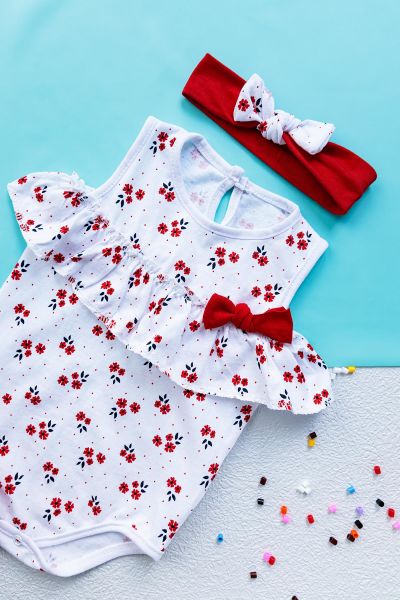 Babymod Kız Bebek Yazlık Takım Üçlü Bebek Set