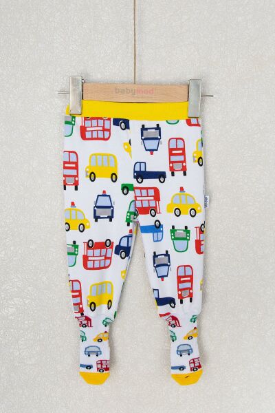 Çoraplı Tek Alt Bebek Pantolon SARI -  9-12 AY