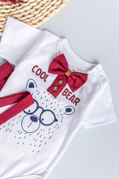 Erkek Bebek Salopet Cool Bear Erkek Bebek Tulum Salopet Takım