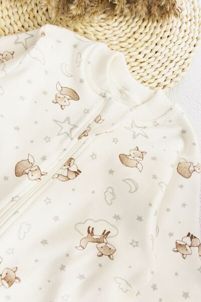 Yıldız Desenli Bebek Uyku Tulumu