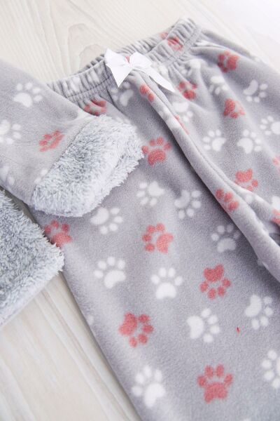 Hello Kitty Kız Çocuk Polar Pijama Takımı