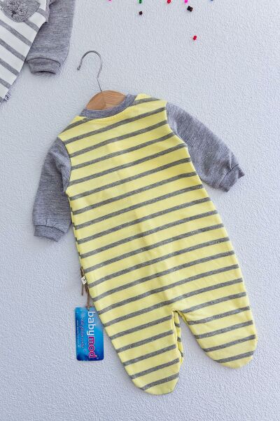 Panda Figürlü Erkek Bebek Tulum