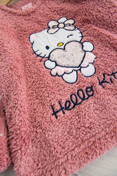 Hello Kitty Kız Çocuk Polar Pijama Takımı