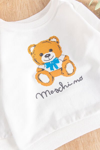 Ayıcık Figürlü 2'li Erkek Bebek Takım