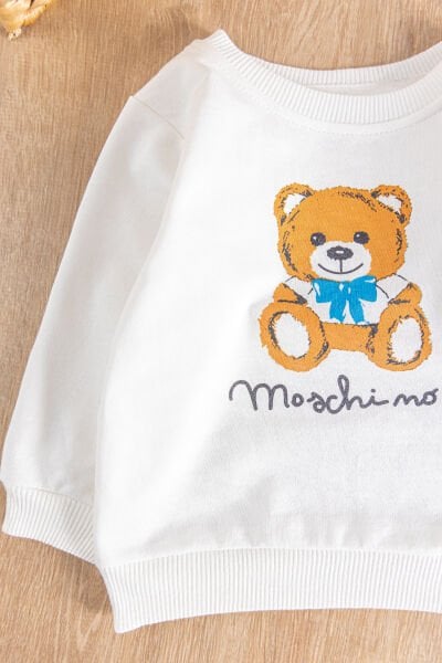 Ayıcık Figürlü 2'li Erkek Bebek Takım