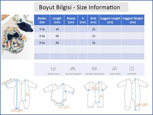 Çiçek Desenli Askılı Kız Bebek Tulum Yazlık Bebek Tulum