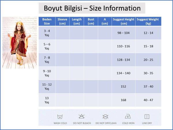 Çocuk Kına Kıyafeti Bindallı
