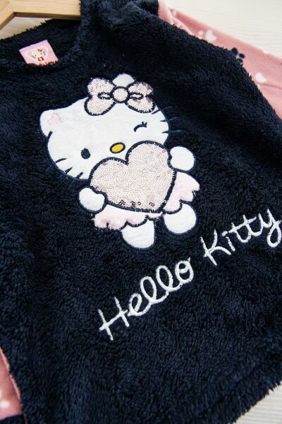 Hello Kitty Kız Çocuk Polar Pijama Takımı