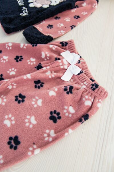 Hello Kitty Kız Çocuk Polar Pijama Takımı