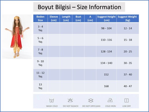 Çocuk Kına Kıyafeti Bindallı