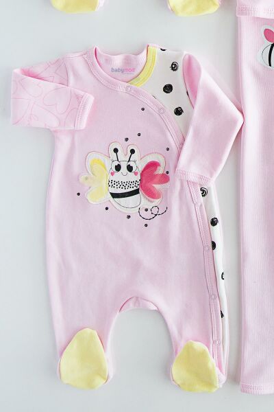 Babymod Layette Arı Figürlü Hastane Çıkışı Bebek Takımı