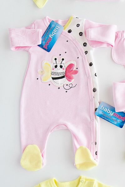 Babymod Layette Arı Figürlü Hastane Çıkışı Bebek Takımı