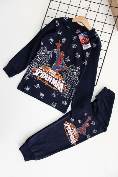 Spiderman Erkek Çocuk Pijama Takımı Çocuk Gecelik