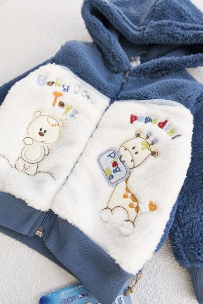 Baby Toys Kapüşonlu İkili Erkek Bebek Takım