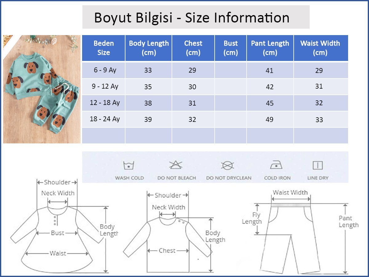 Oversize Baskılı 2'li Erkek Bebek Takımı