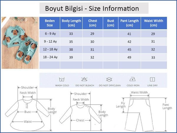 Oversize Baskılı 2'li Erkek Bebek Takımı