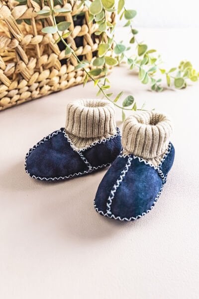 %100 Deri Bebek Patik
