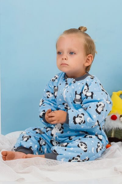 Figürlü 1,2Tog (18-24 Derece)Erkek Bebek/Çocuk Uyku Tulumu MAVİ - 1 Yaş