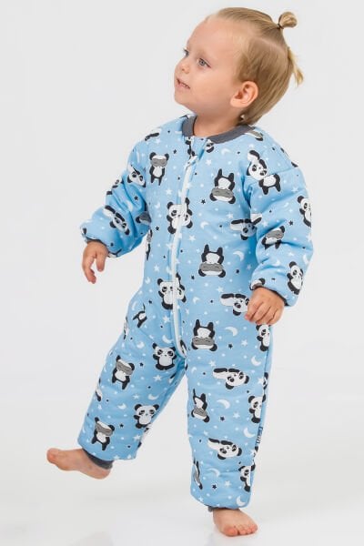 Figürlü 1,2Tog (18-24 Derece)Erkek Bebek/Çocuk Uyku Tulumu MAVİ - 1 Yaş