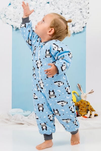 Figürlü 1,2Tog (18-24 Derece)Erkek Bebek/Çocuk Uyku Tulumu MAVİ - 1 Yaş