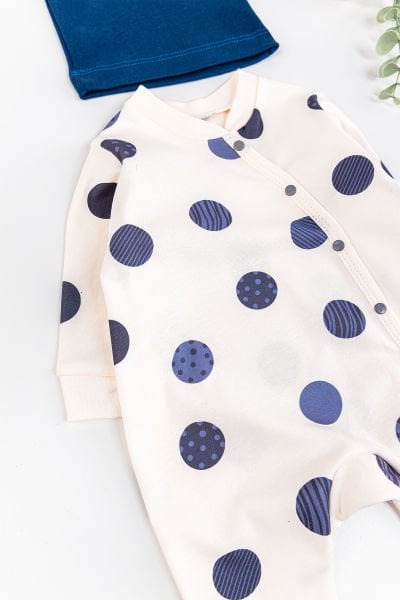 Gezegen Figürlü Şapkalı Erkek Bebek Tulum Takım