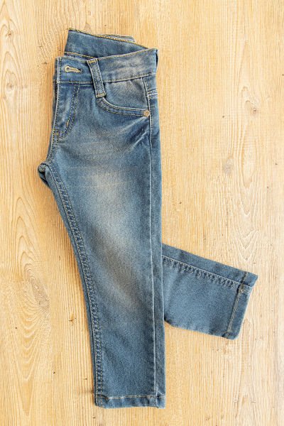 Denim Kumaş Çocuk Kot Pantolon