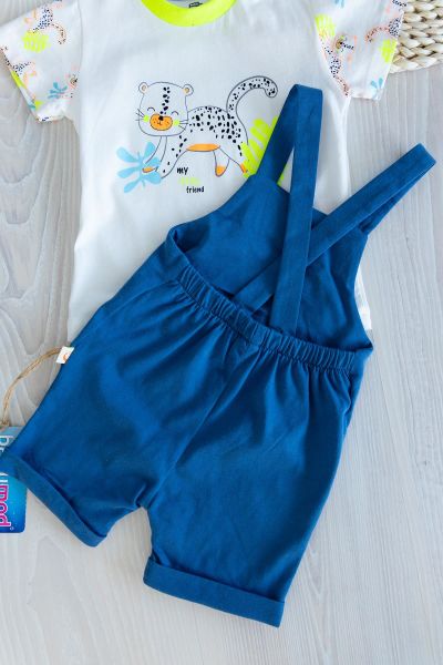 Erkek Bebek Tulum Salopet Takım