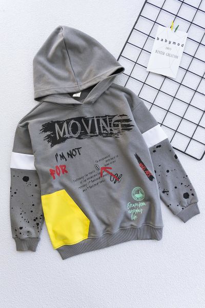 Erkek Çocuk Kapüşonlu Sweat