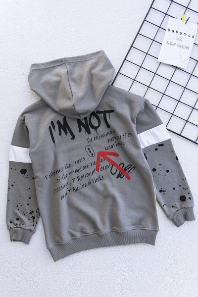 Erkek Çocuk Kapüşonlu Sweat