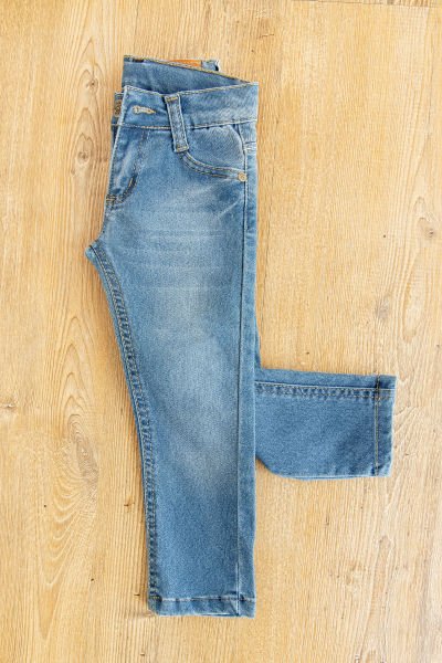 Denim Kumaş Çocuk Kot Pantolon