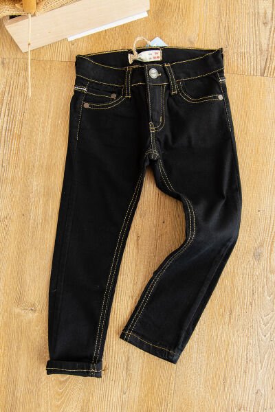 Denim Kumaş Kız Çocuk Kot Pantolon